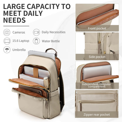 Large Capacity Women's Backpack - New Simple Travel & Business Laptop Shoulder Bag | School Student Backpack Purse
