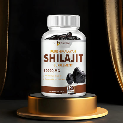 Shilajit Supplements - 120 Capsules for Enhanced Nutrient Absorption, Detoxification & Stress Relief