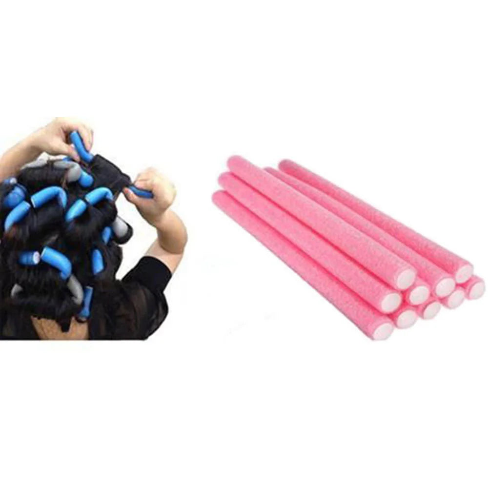 10PCS Universal Perm Curling Bar – Colorful Sponge Curling Stick, Pearl Cotton EVA Curling Iron for Hair Styling