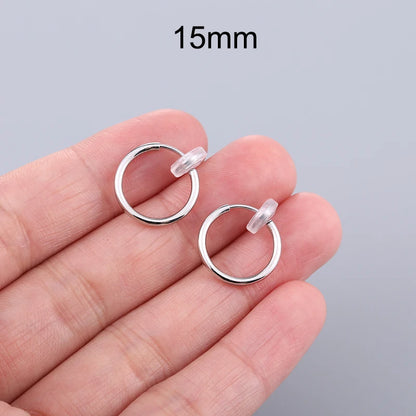 Unisex Ear Cuff Clip-On Hoop Earrings – No Piercing Required, Non-Hole Fake Earrings for Men & Women 2025 Trend