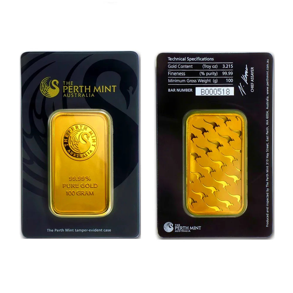Australia Gold Bar Series – Brass Core Fake Gold Block with Serial Number, Sealed Packaging, Craft Collection Gift