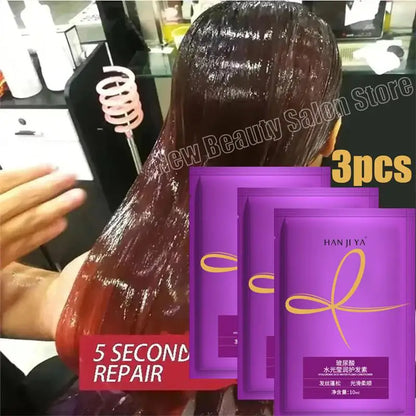 Keratin Hair Mask – 5-Second Repair for Damaged, Frizzy Hair, Deep Moisturizing Treatment for Soft, Smooth, and Shiny Hair