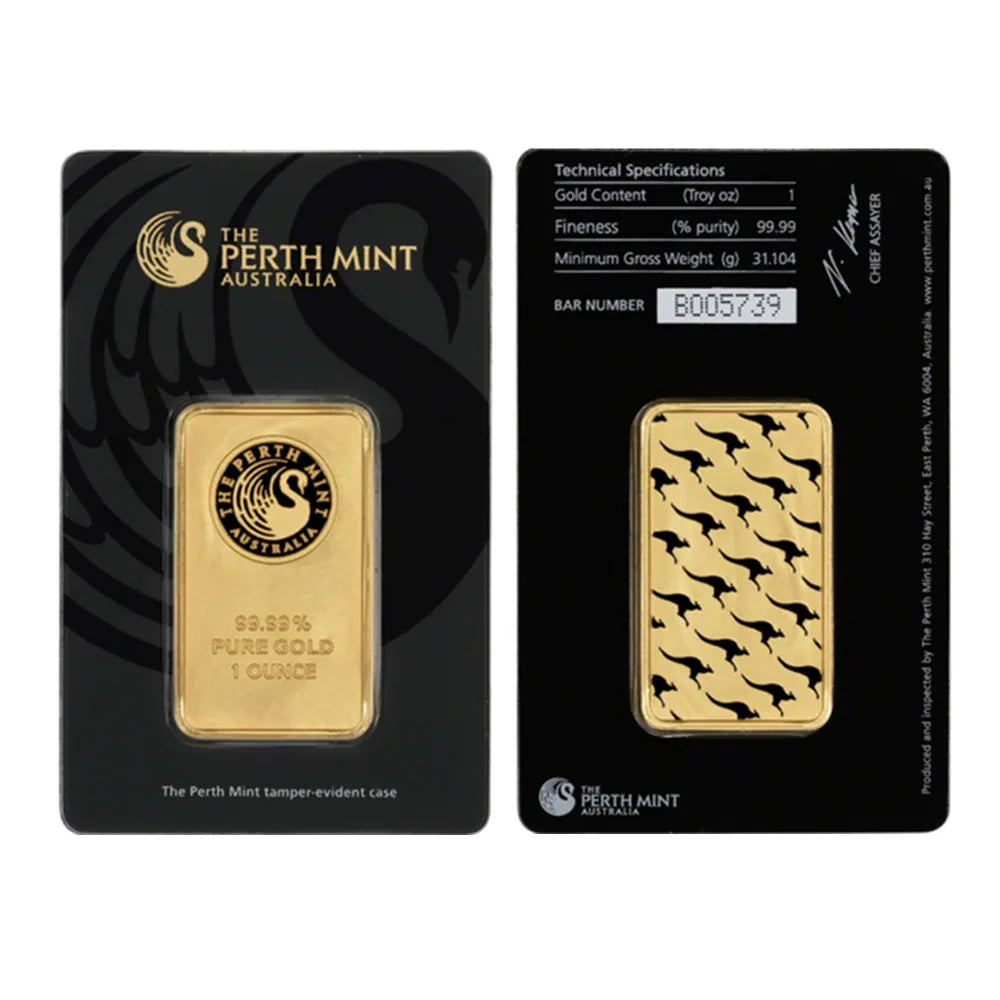 Australia Gold Bar Series – Brass Core Fake Gold Block with Serial Number, Sealed Packaging, Craft Collection Gift