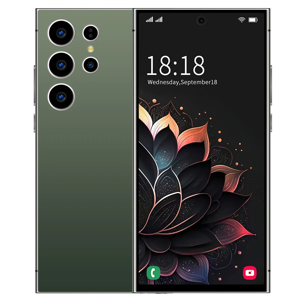 2026 HOT S26 Ultra Smartphone — 7.3" HD Global Edition, Dual SIM, 7800mAh Battery & Facial Recognition Function