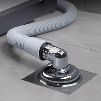 Washing Machine Floor Drain Connector - Three-Way Drain Pipe Cover with Odor & Overflow Protection
