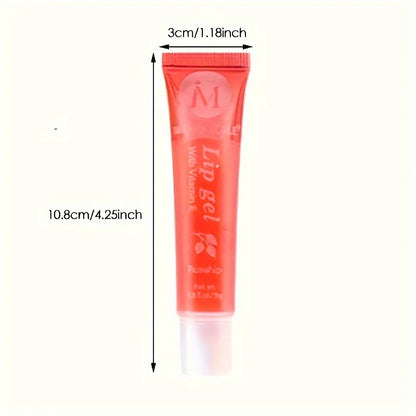 6Pcs Moisturizing Clear Lip Gloss Set – VE, Rosehip, Argan, Peppermint, Aloe & Coconut Flavors, Plumping Lip Oils Gift