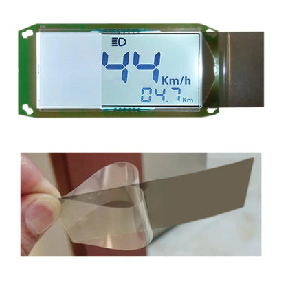 Polarizer Film Sheets for Vehicle Displays - Transparent LCD Screen Repair Film for Electric Cars, Motorcycles and Dashboard Instruments