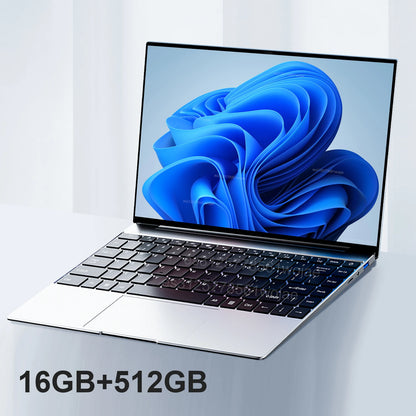 14.1" Ultra-Slim Laptop — Intel N3700 | 16GB RAM | 2TB SSD | 1920x1080 FHD | Windows 11 Pro