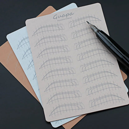 Microblading Practice Skin Sheets — Eyebrow Segment Tip Joint Texture for Semi-Permanent Makeup Training