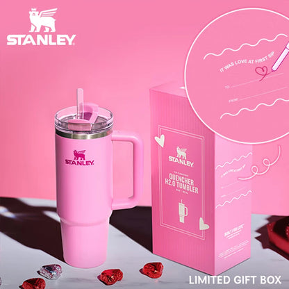 Stanley Quencher H2.0 Tumbler 40oz with Handle & Straw – Flowstate 3-Position Lid, Travel Cup Holder Compatible