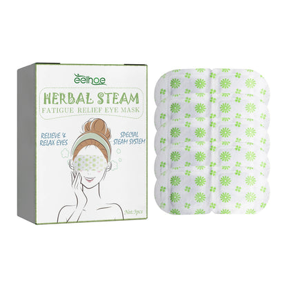 Eelhoe Herbal Steam Eye Mask – Relieve Eye Fatigue, Soothe Discomfort, Fade Dark Circles & Moisturize with Hot Compress