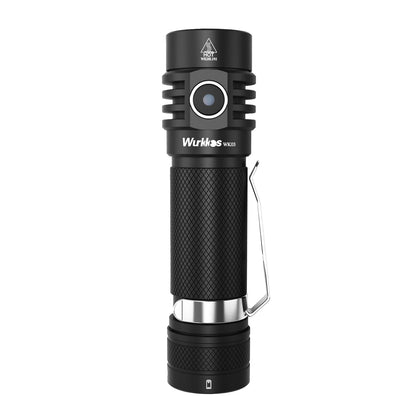 Wurkkos WK03 1800LM LED Flashlight - USB-C Rechargeable 18650 Torch with SST40, IP68 Waterproof for Hiking & Camping