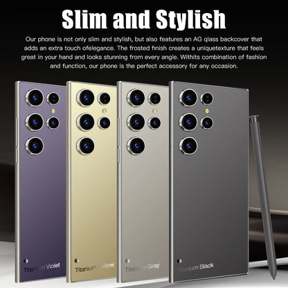 2026 HOT S26 Ultra Smartphone — 7.3" HD Global Edition, Dual SIM, 7800mAh Battery & Facial Recognition