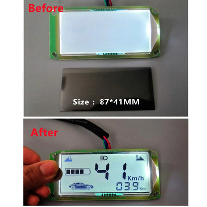 Polarizer Film Sheets for Vehicle Displays - Transparent LCD Screen Repair Film for Electric Cars, Motorcycles and Dashboard Instruments