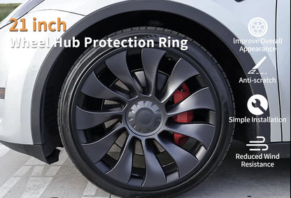 Model Y 2020-2024 Tesla 21" Wheel Protector – 4PCS ABS Rim Protection Accessories