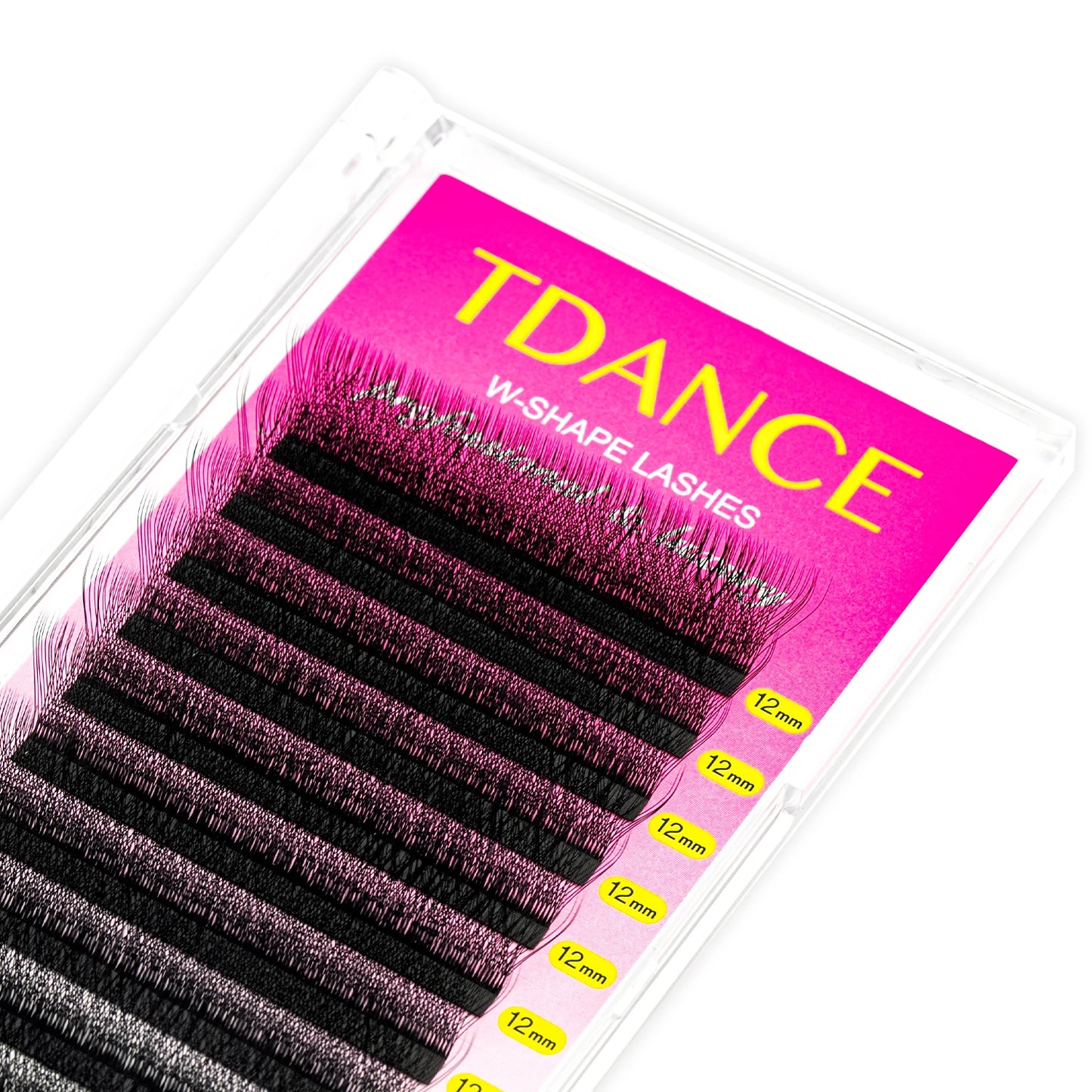 TDANCE 3D–6D Premade Fan Eyelash Extensions – W Style Faux Mink Soft Bloom Automatic Flowering Volume Lashes for Natural Salon-Quality Look