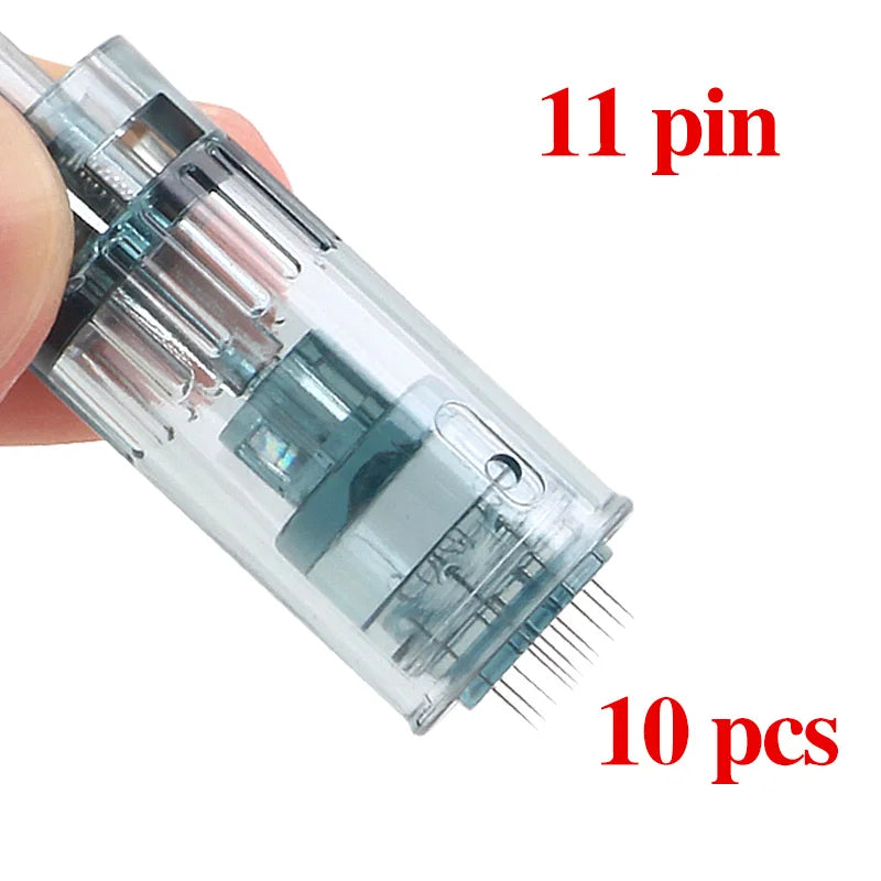 M8 Dr Pen Cartridge Needles – Bayonet Micro Replacement Tips for Derma Microneedling Pen 11/16/36/42 Pin 3D/5D Skin Care Treatment Needles