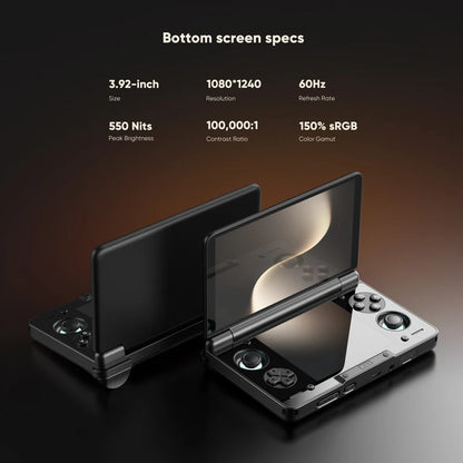 AYN Thor Android Dual Screen Handheld - 6'' AMOLED Clamshell Gaming & Entertainment Device