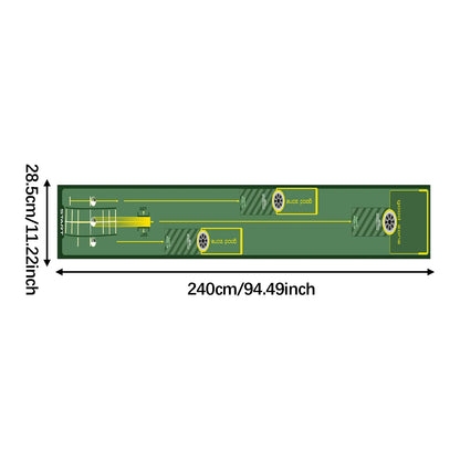 Portable Golf Putting Mat – Lightweight Putting Practice Training Aid for Home, Lawn, and Park, Golf Gift Accessory