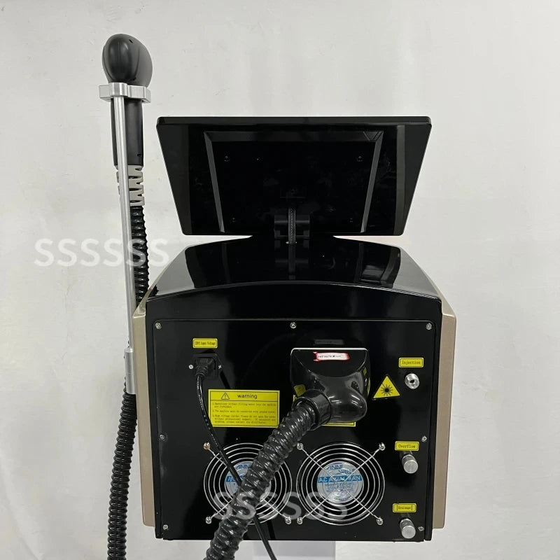 Professional Diode Ice Titanium Laser Hair Removal Machine - 3 Wavelength 755/808/1064nm, Face & Body Epilator for Salon Use