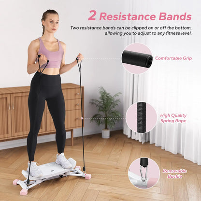 MERACH Simulated Ski Machine – Full Body Cardio Fitness Trainer for Leg Workout & Aerobic Exercise