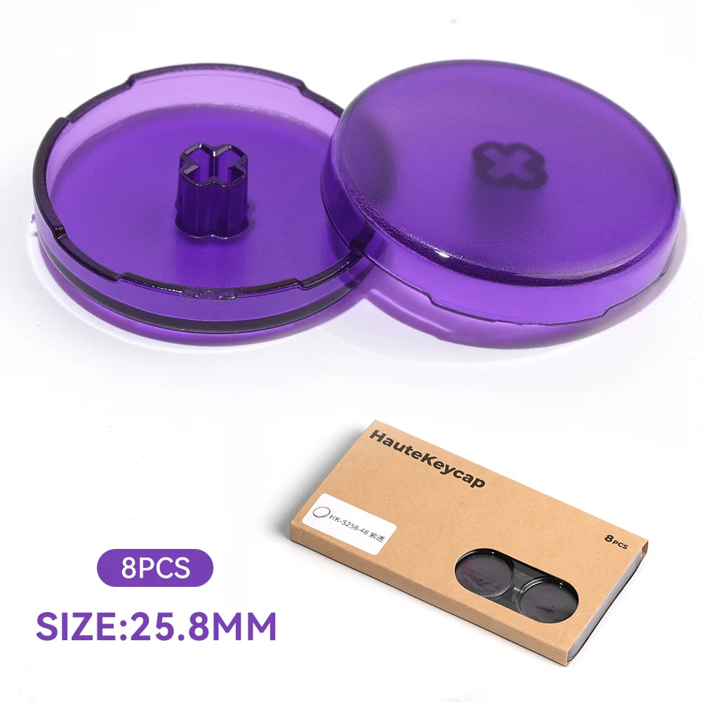 Haute42 Hitbox Cross Keycaps – 25.8mm Low-Profile DIY Button Caps for Leverless Arcade & Kailh Switch