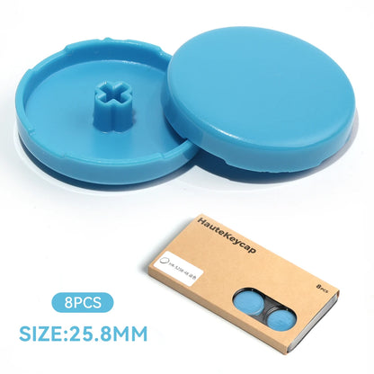 Haute42 Hitbox Cross Keycaps – 25.8mm Low-Profile DIY Button Caps for Leverless Arcade & Kailh Switch