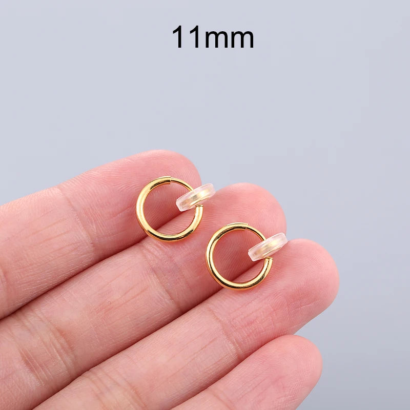 Unisex Ear Cuff Clip-On Hoop Earrings – No Piercing Required, Non-Hole Fake Earrings for Men & Women 2025 Trend