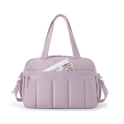 BAGSMART Travel Duffel Gym Bag for Women – Waterproof Carry-On Weekender with Wet Pocket & Cabin Luggage