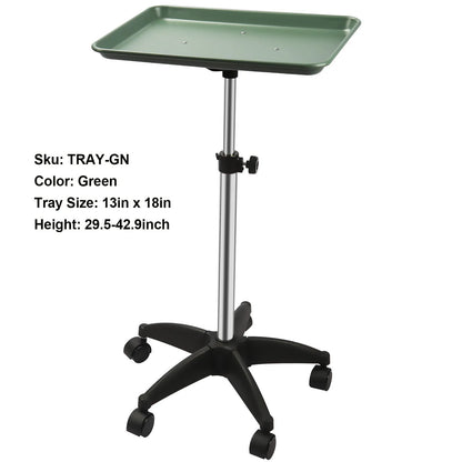 360° Rotating Beauty Salon Cart with Wheels – Adjustable Height Organizer & Ultimate Salon Utility Trolley
