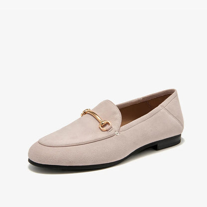 BEAUTODAY Women’s Dress Loafers – Cow Leather & Sheepskin Formal Business Shoes, Handmade Spring/Autumn 2025 27171