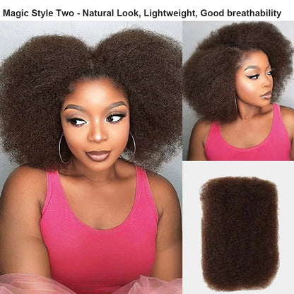 Brazilian Remy Afro Kinky Curly Bulk Human Hair – 50g Braiding Extensions for Dreadlocks & Crochet Twists
