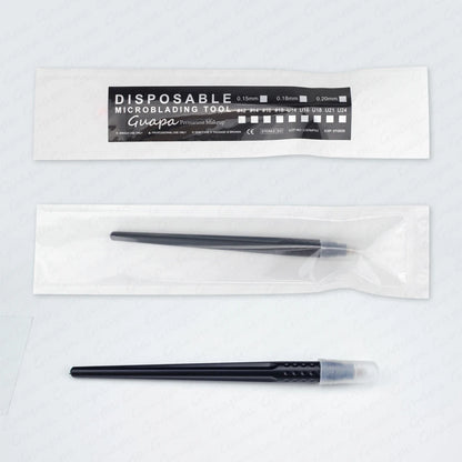 10PCS Microblading Disposable Pens — U18 0.18mm Microblade Tools for Eyebrow Permanent Makeup