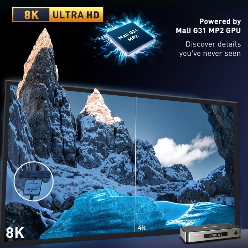 Genuine DIGIBOX D6 MAX Android TV Box — Upgraded from D3 Plus, EVPAD 11P Function, Japan & USA Version