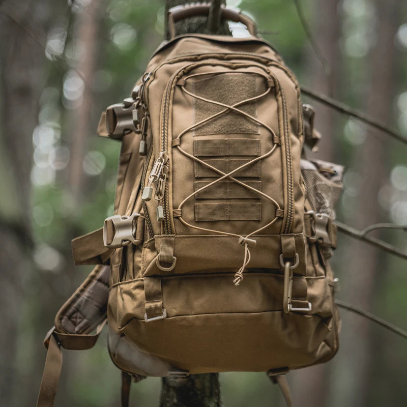 65L Tactical Outdoor Backpack — Large Capacity Military Hiking & Camping Rucksack for Men