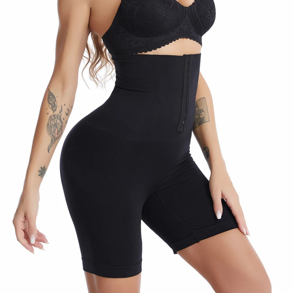 High Waist Flat Belly Belt – Women’s Stretch Shapewear Waist Slimming Panties & Abdomen Control Body Shaper Shorts