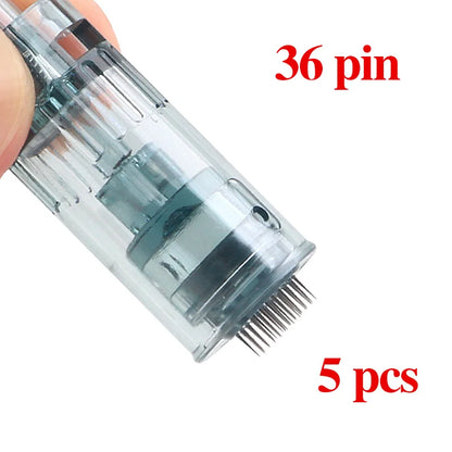 M8 Dr Pen Cartridge Needles – Bayonet Micro Replacement Tips for Derma Microneedling Pen 11/16/36/42 Pin 3D/5D Skin Care Treatment Needles