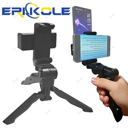 Teleprompter Clip for Phone – Live Broadcast Desktop Handheld Stand, Video Subtitle & Speech Reading Tripod Accessories
