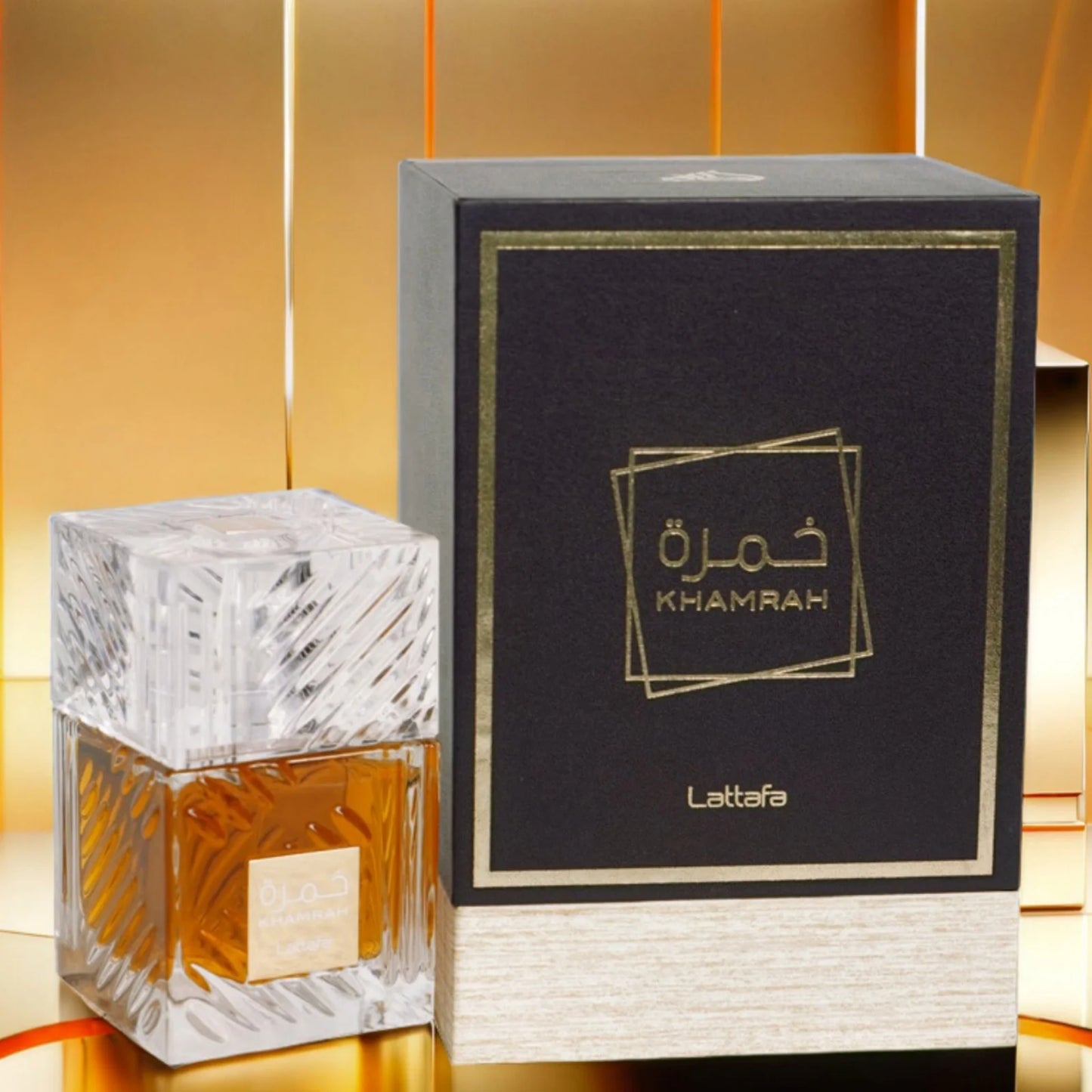 Lattafa Khameah Eau De Parfum 3.4 Oz - Long-Lasting Spicy & Warm Vanilla Fragrance for Men & Unisex, Elegant Perfume Gift