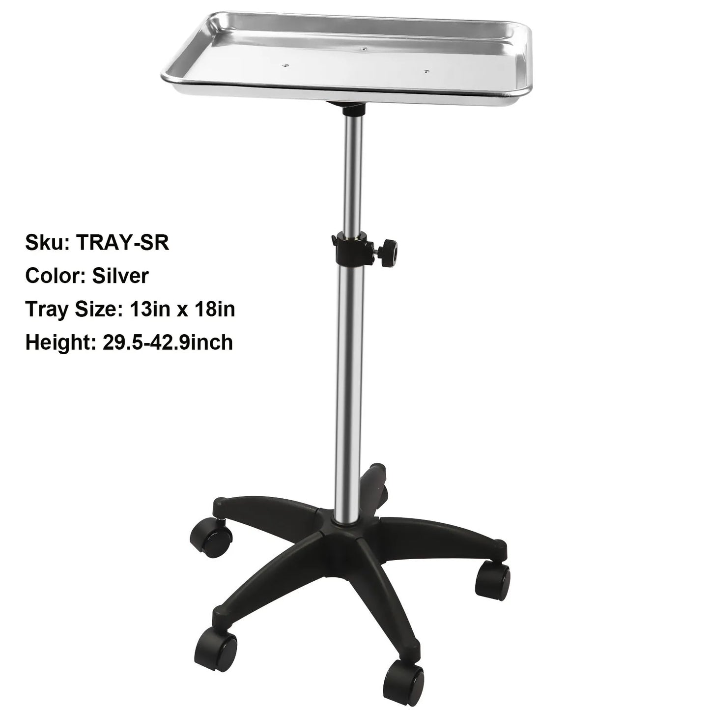 360° Rotating Beauty Salon Cart with Wheels – Adjustable Height Organizer & Ultimate Salon Utility Trolley