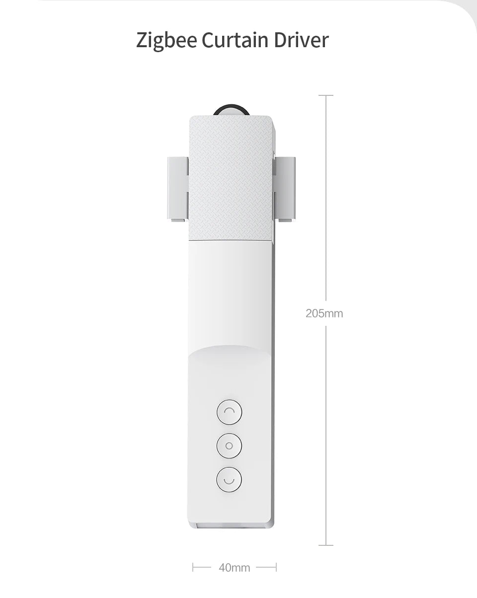 Zigbee Smart Curtain Driver Robot – For Roman I & U Type Tracks, Alexa & Google Home Control, Zemismart Motor Drivers