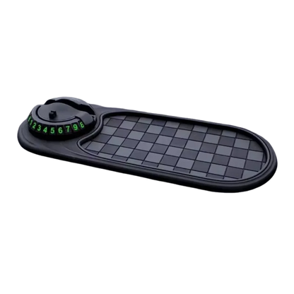 SEAMETAL 2-in-1 Car Dashboard Mat - Anti-Slip Phone Holder with 360° Rotating Mount and Adhesive Grip for Smartphones