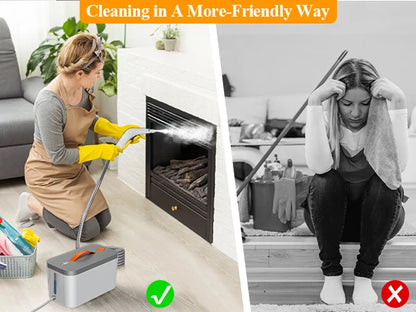 1500W Handheld Steam Cleaner – Powerful Multiuse Steamer for Upholstery, Tough Stains & Grime Removal