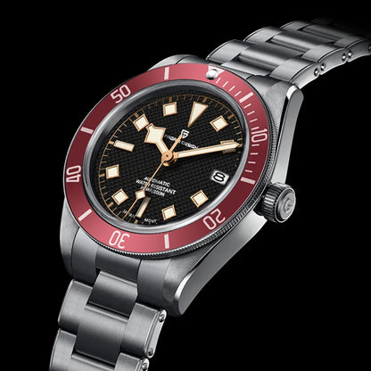 PAGANI DESIGN 2025 BB58 Men's Watch – Retro Automatic NH35A Mechanical, Luxury 100M Waterproof Wristwatch