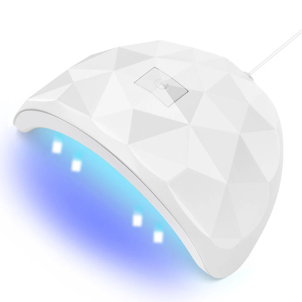 CNHIDS 54W 18 LED UV Nail Dryer – Manicure Lamp with USB, Smart Timer & Sun Light for Gel Nail Polish Curing