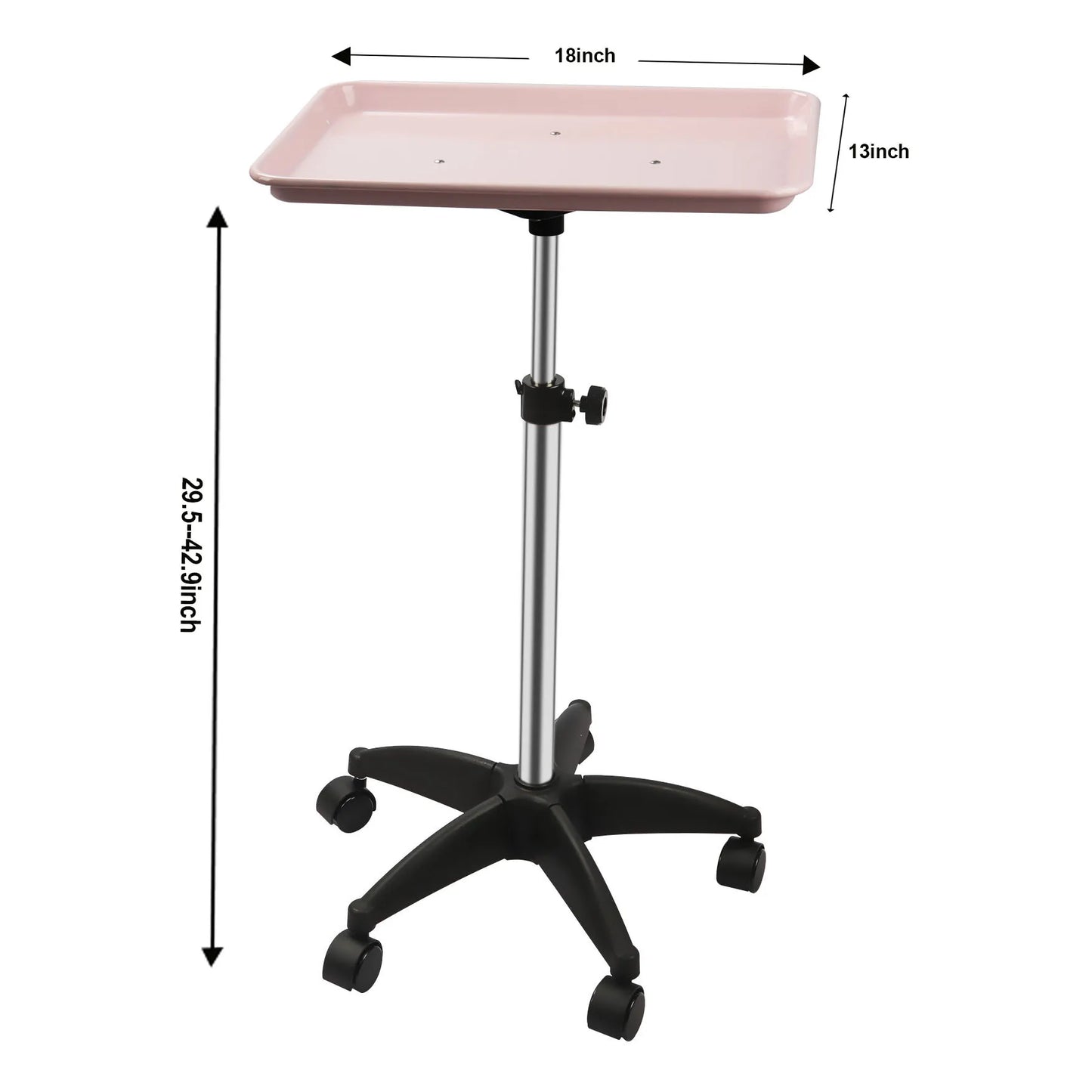 360° Rotating Beauty Salon Cart with Wheels – Adjustable Height Organizer & Ultimate Salon Utility Trolley