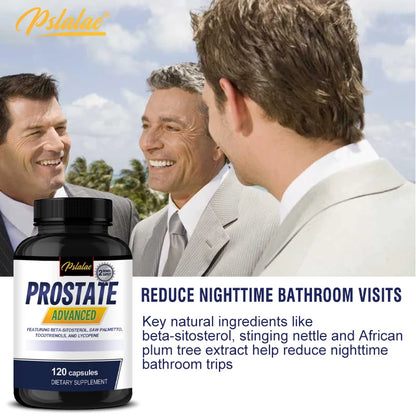 Prostate Support Supplement – Premium Formula with Saw Palmetto, Lycopene, Nettle & Cranberry, 120 Capsules