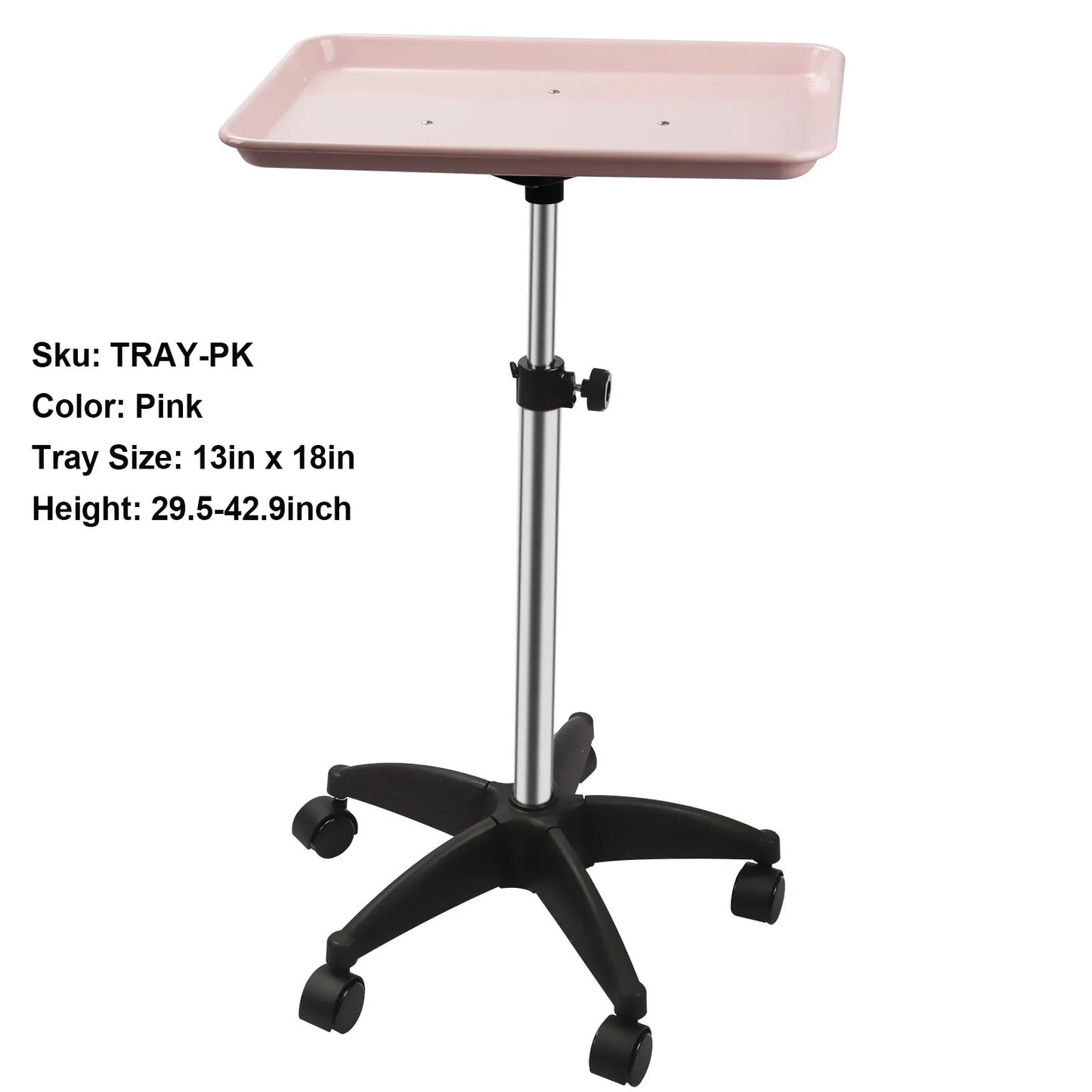 360° Rotating Beauty Salon Cart with Wheels – Adjustable Height Organizer & Ultimate Salon Utility Trolley