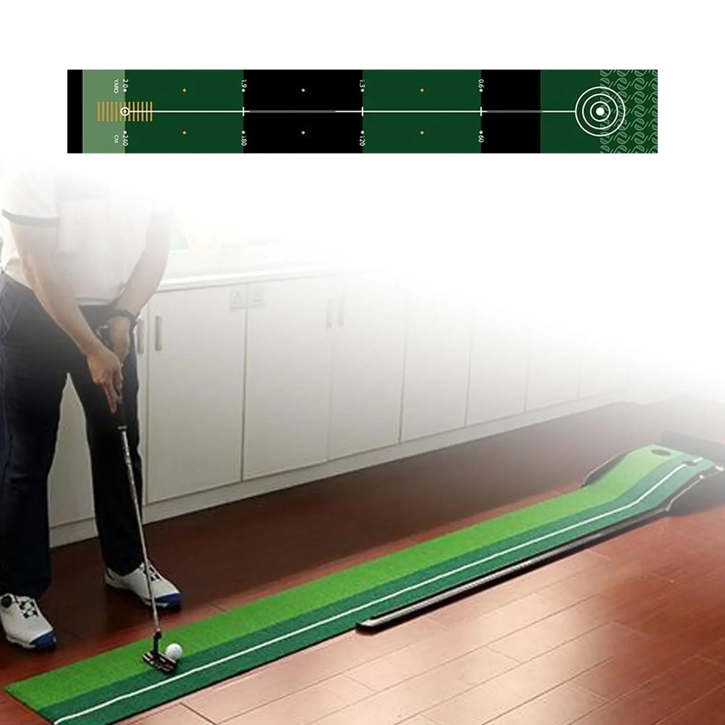 Golf Putting Mat – Practical Indoor & Outdoor Golf Practice Mat for Office, Home, and Park