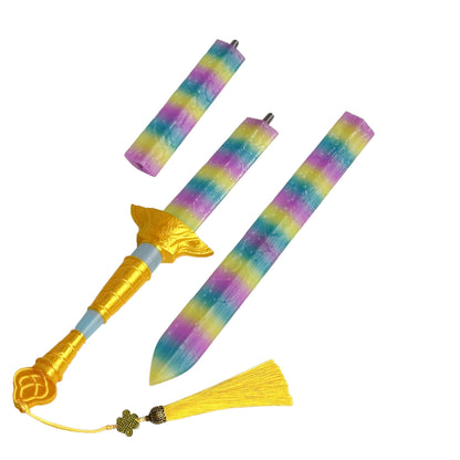 Kpop Demon Hunters Rumi Cosplay Light Sword – Roleplay Weapon Prop for Girl Group Idol, Halloween & Carnival Costume Accessory